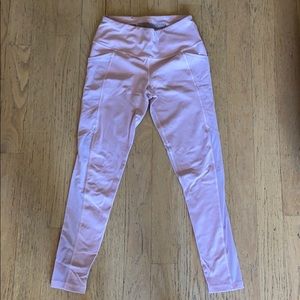 Pink workout leggings